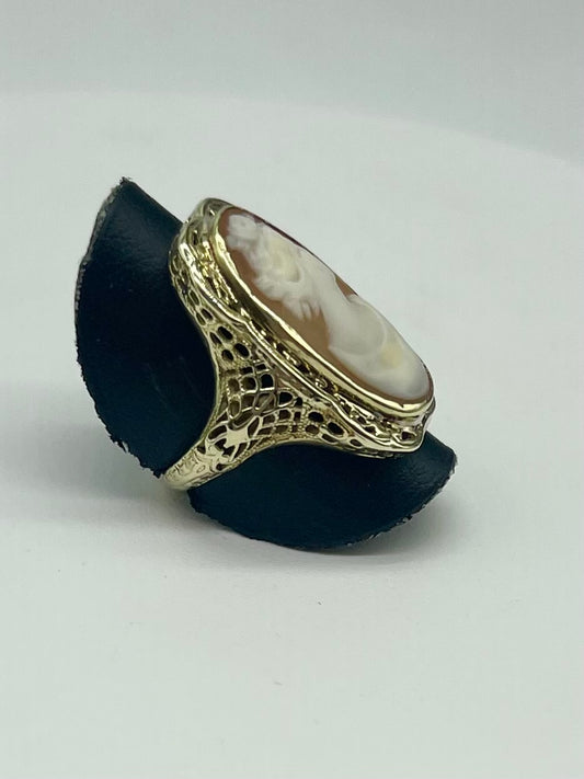 Large Filigree Cameo
