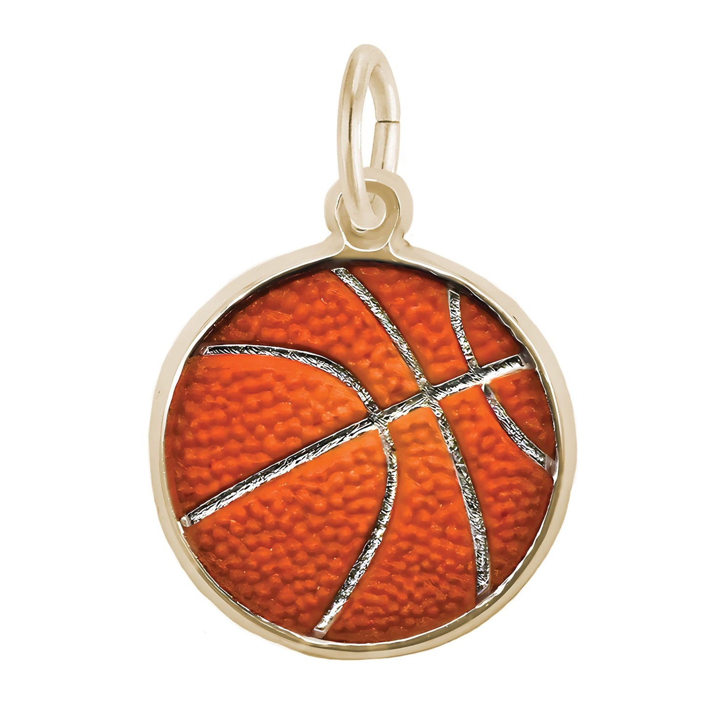 Painted Basketball Charm