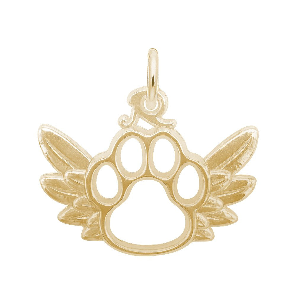 Paw with Wings Charm