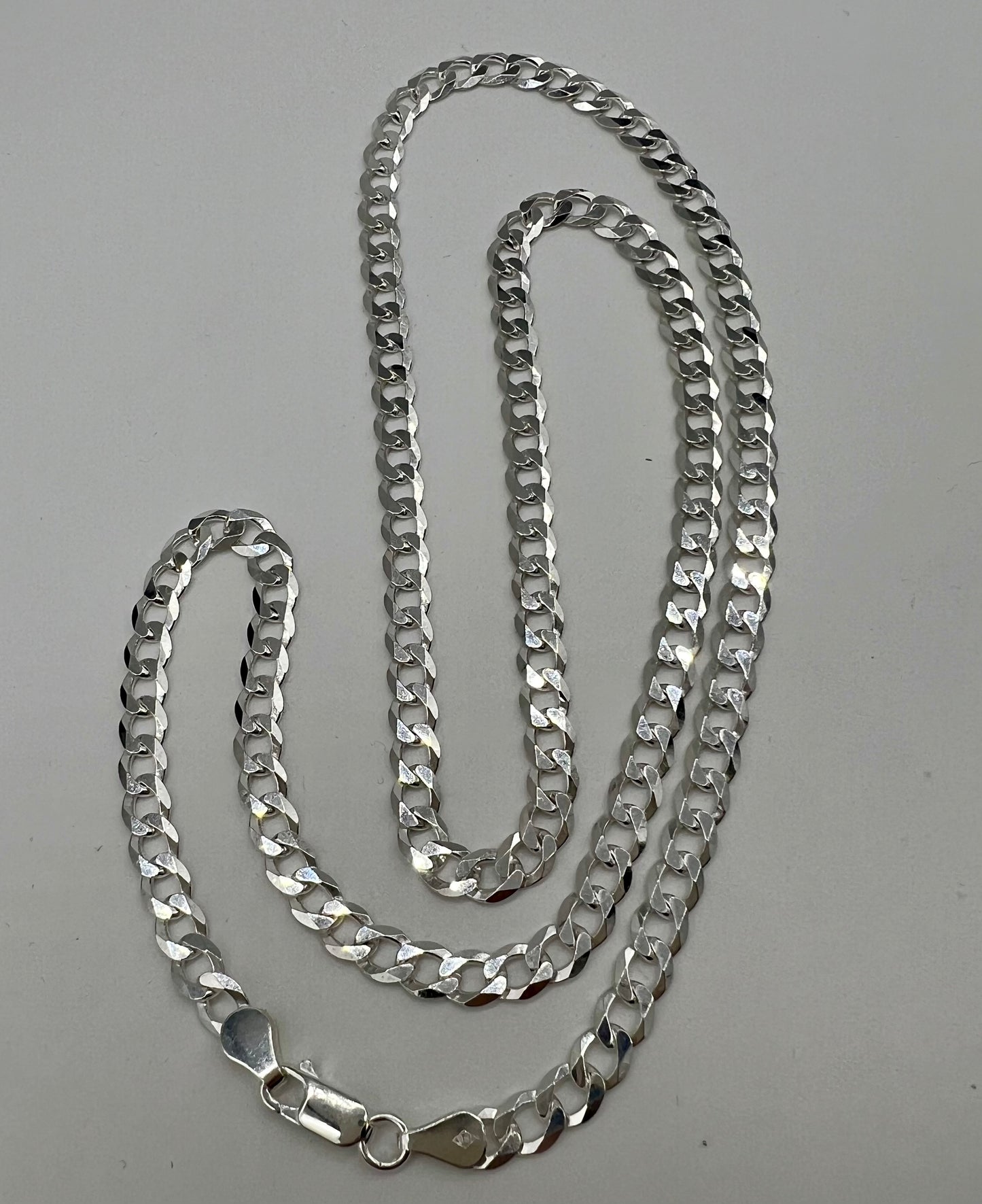Men’s Sterling Silver Curb Chain