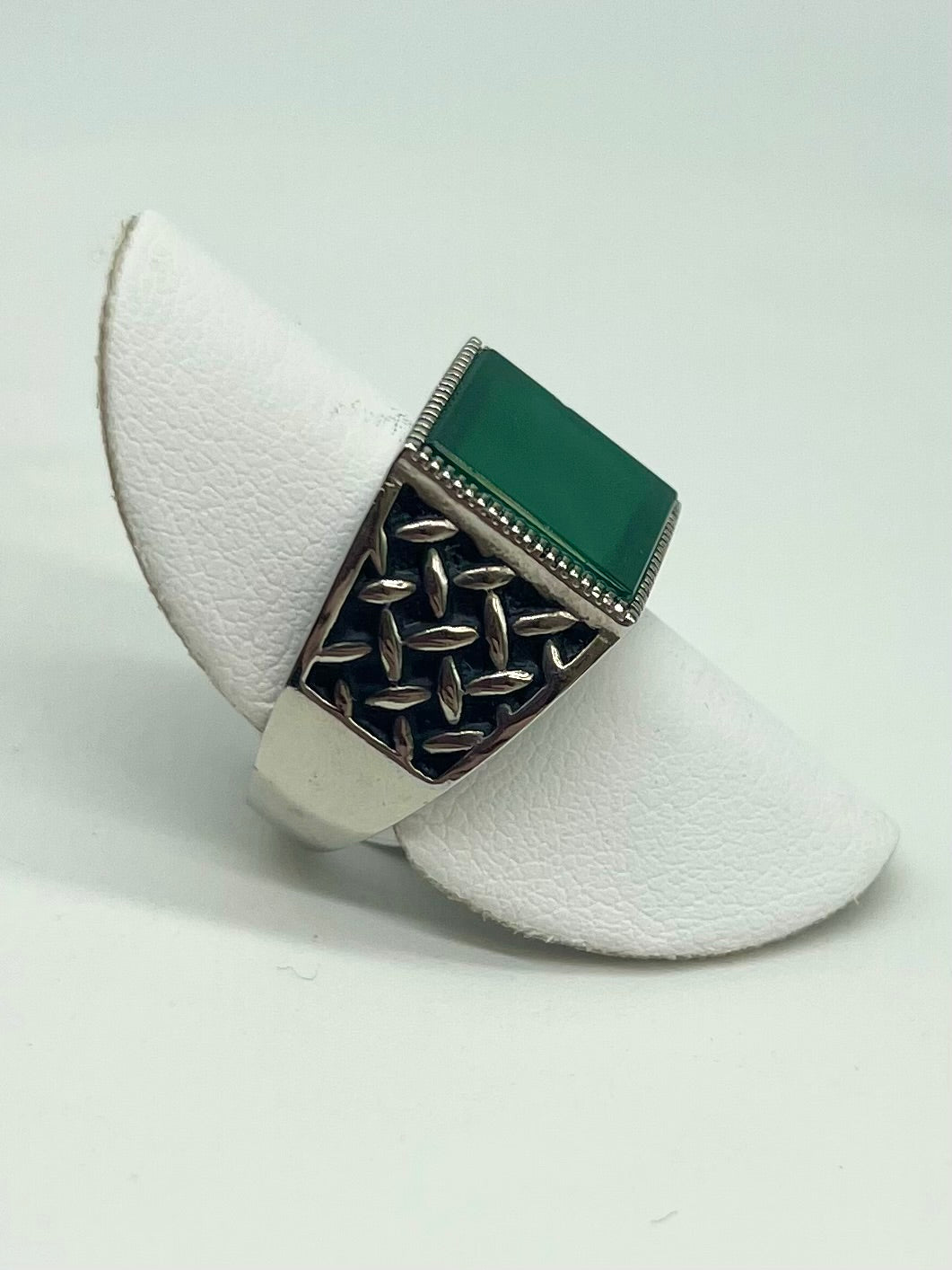 Men’s Green Onyx Ring