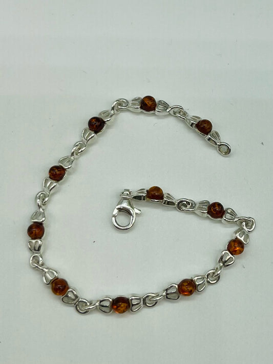 Amber Linked Bracelet