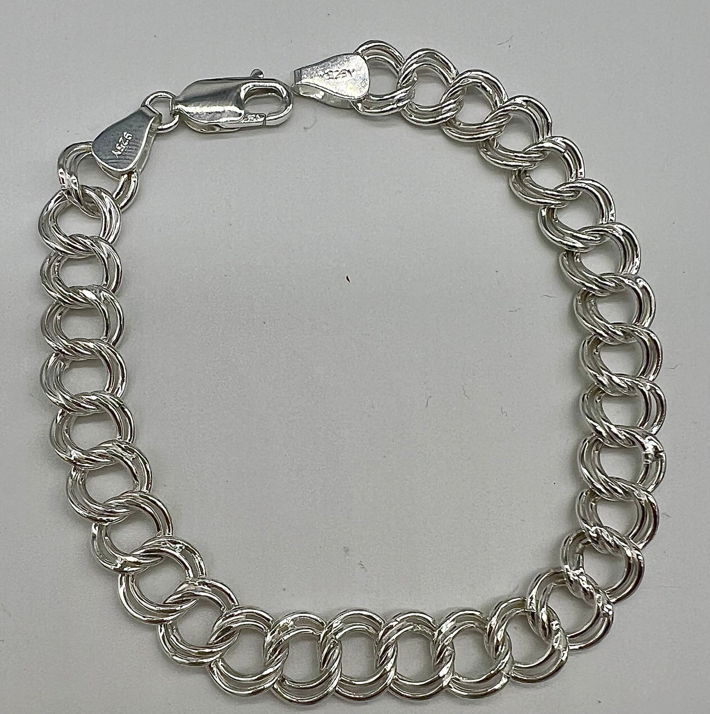 Silver Double Linked Bracelet
