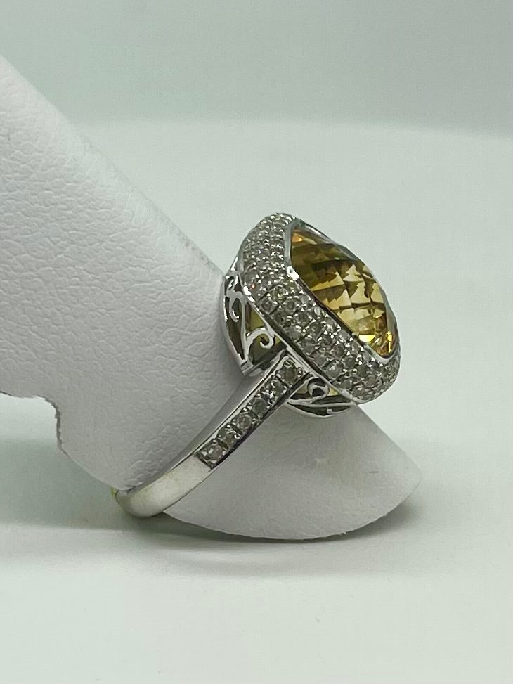 Checkerboard Citrine