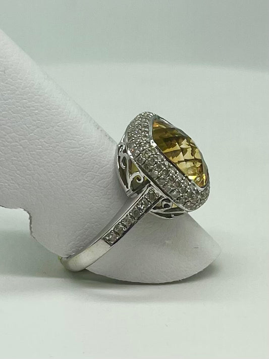 Checkerboard Citrine