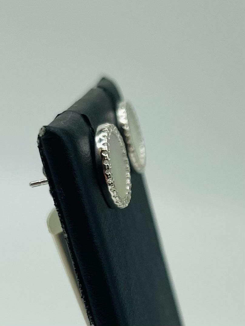 Mother of Pearl Post Earrings
