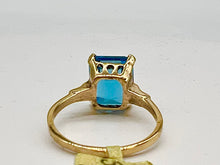 Load image into Gallery viewer, Vintage Blue Topaz Ring