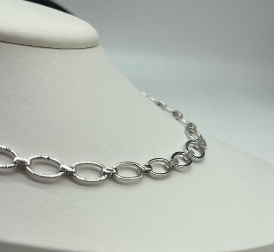 Sterling Silver & CZ Fashion Necklace