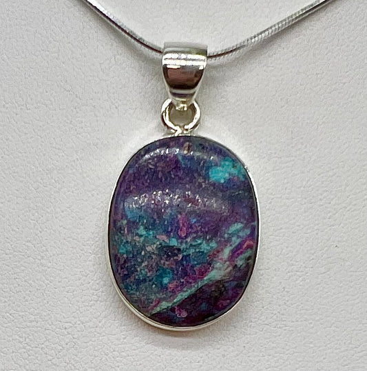 Oval Mohave Turquoise Pendant