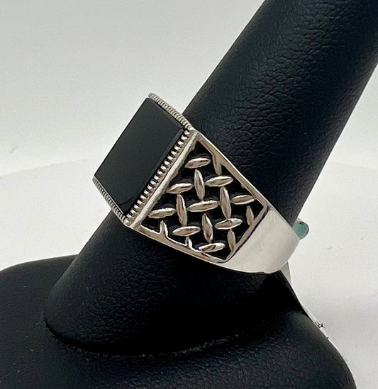 Man Onyx Ring