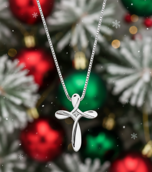 Twisty Cross Necklace