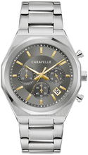 Load image into Gallery viewer, Men's Gray Chronograph Caravelle