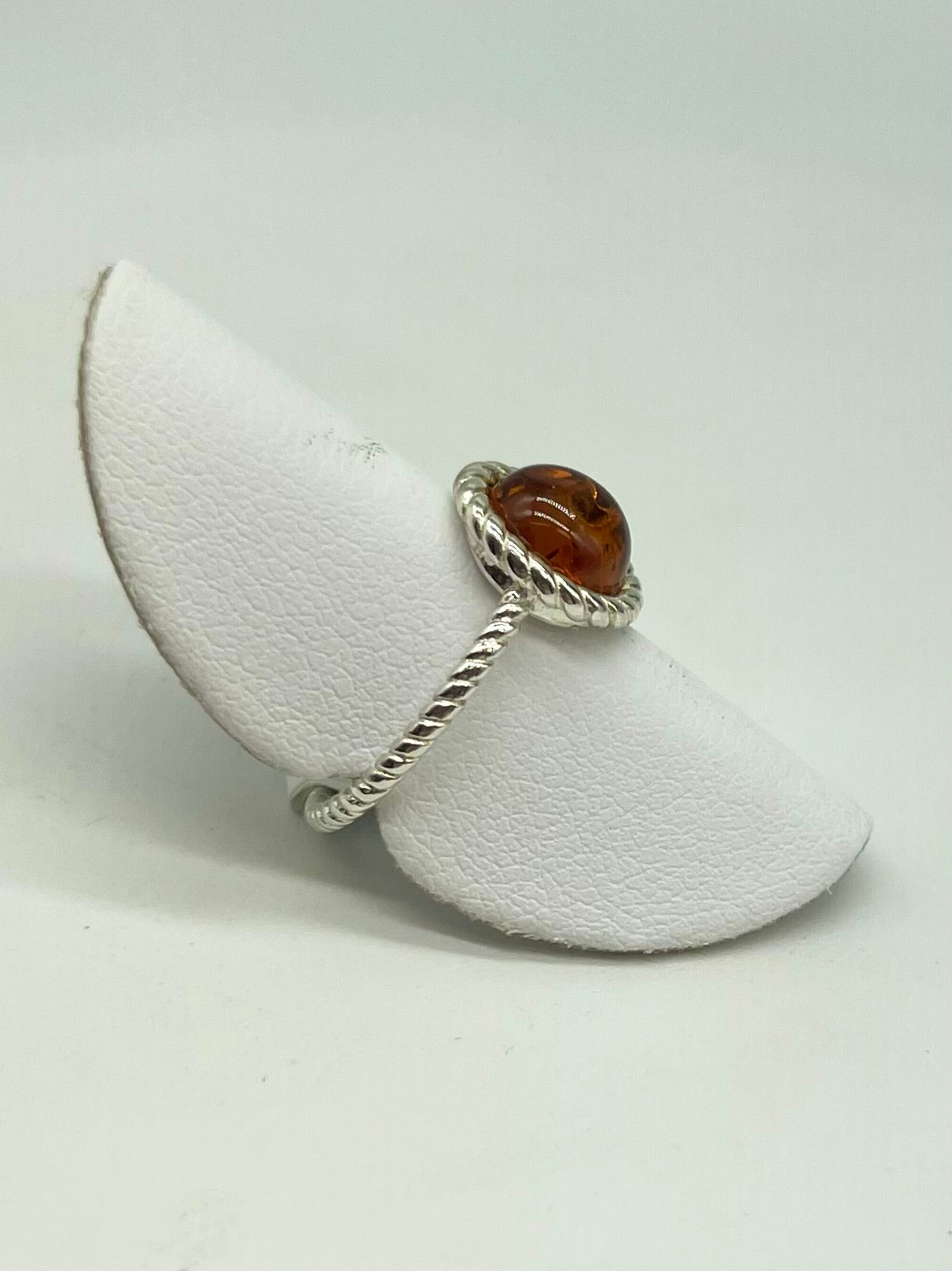 Round Amber Ring