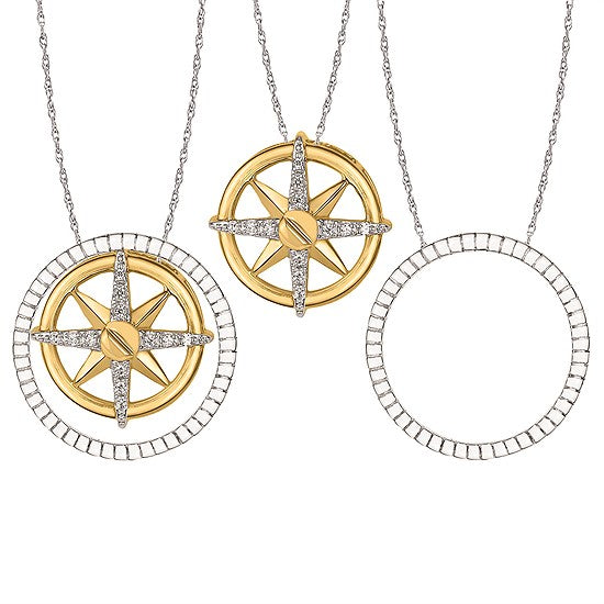 Compass Enhanceable Necklace