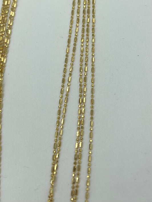 5 Strand Beaded Popcorn Chain