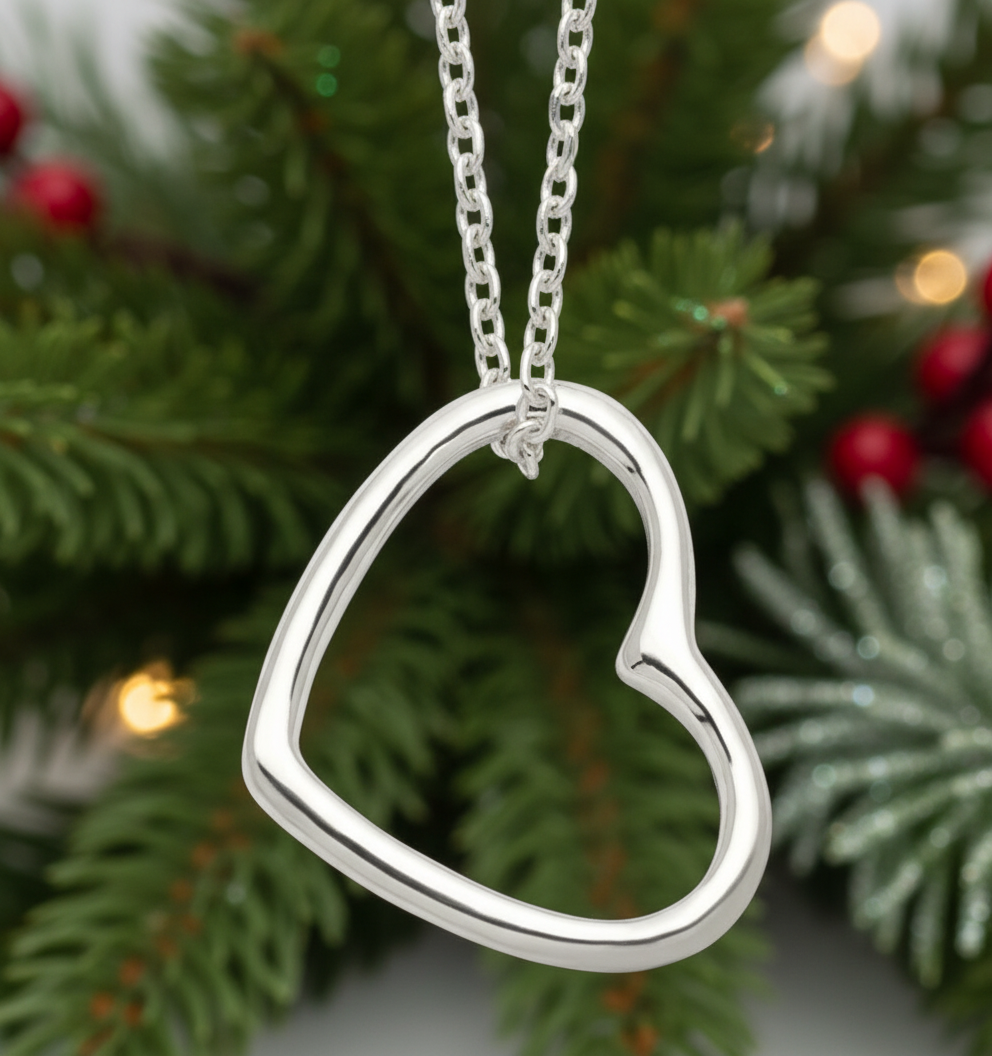 Sterling Silver Heart Necklace