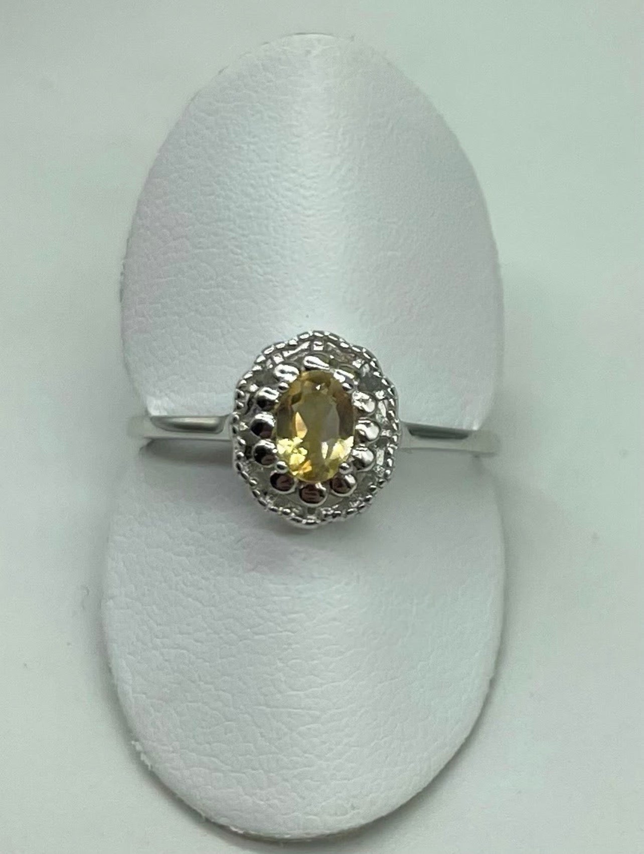 Silver & Citrine Ring