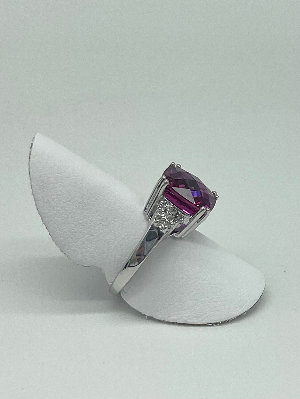Synthetic & Diamond Ring