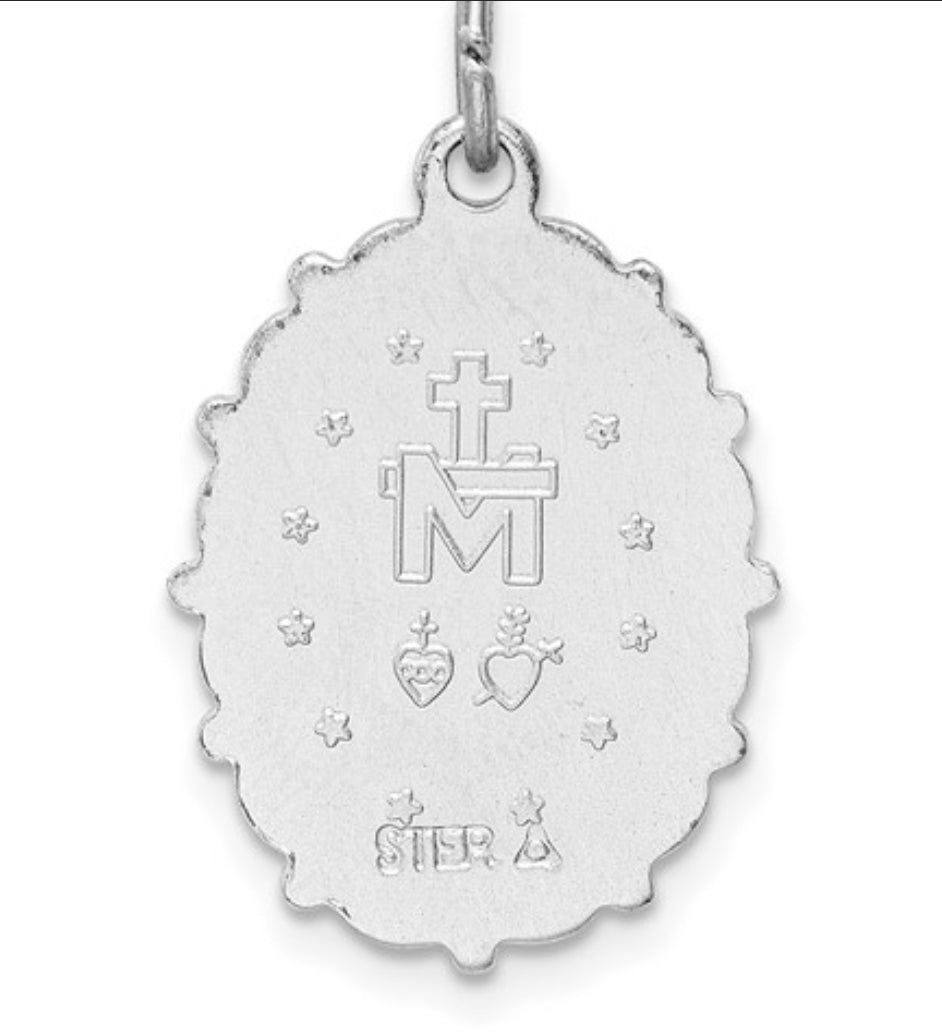 Sterling Silver Miraculous Medal