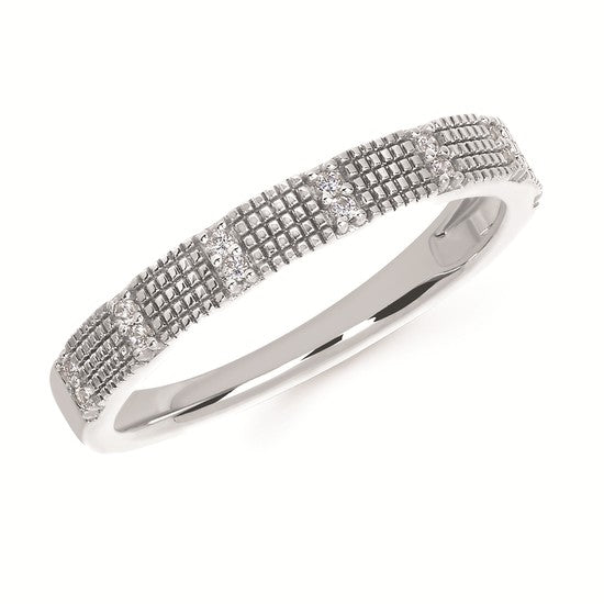 Textured Diamond Band