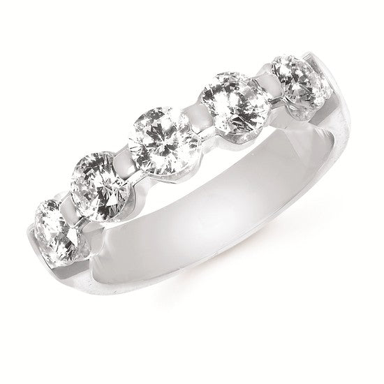 Shared Channel Diamond Band