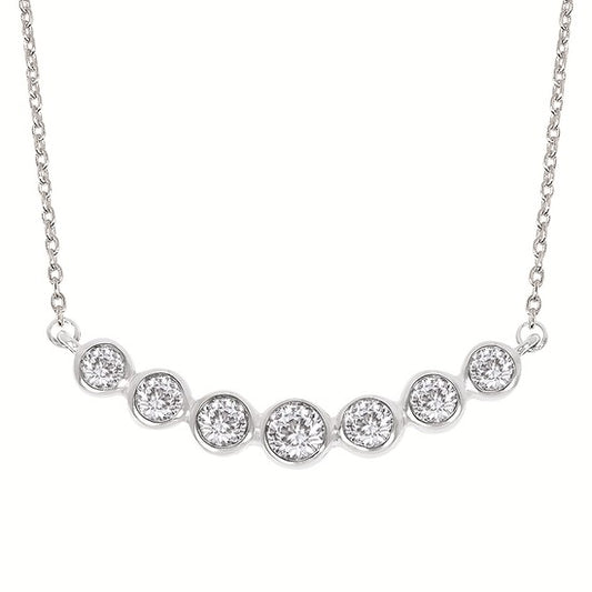 Bezel Bar Necklace