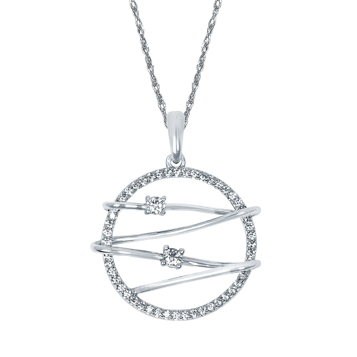 Circle Heartstrings Pendant