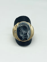 Load image into Gallery viewer, Hematite Intaglio Ring