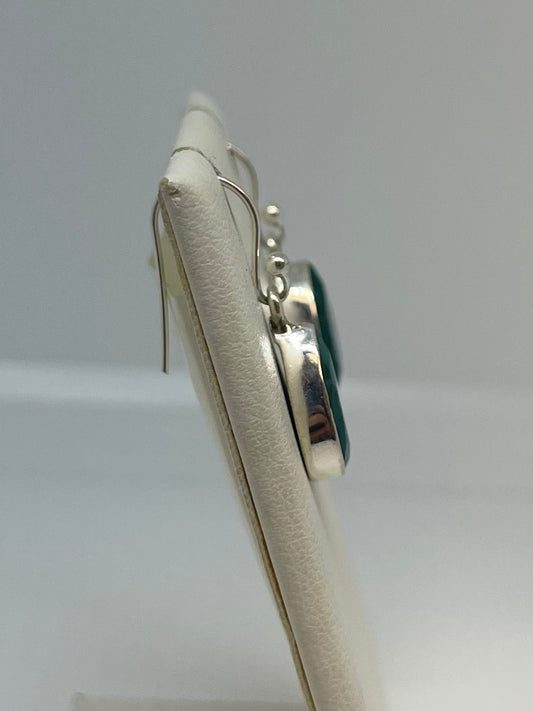 Emerald Pear Earrings