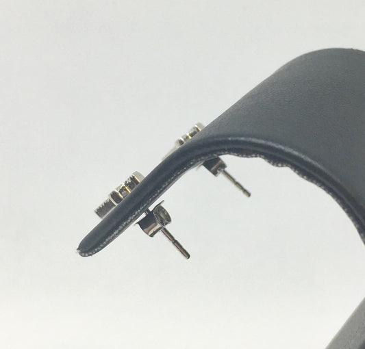 Diamond Cross Post Earrings