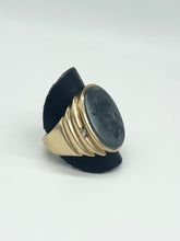Load image into Gallery viewer, Hematite Intaglio Ring