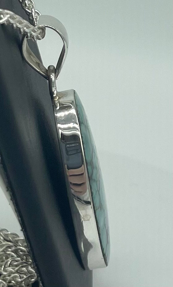 Turquoise Oval Pendant