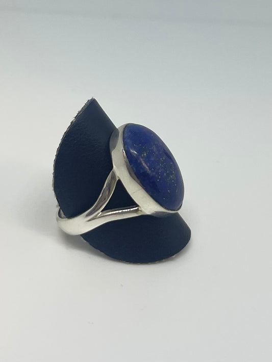 Oval Lapis Lazuli Ring