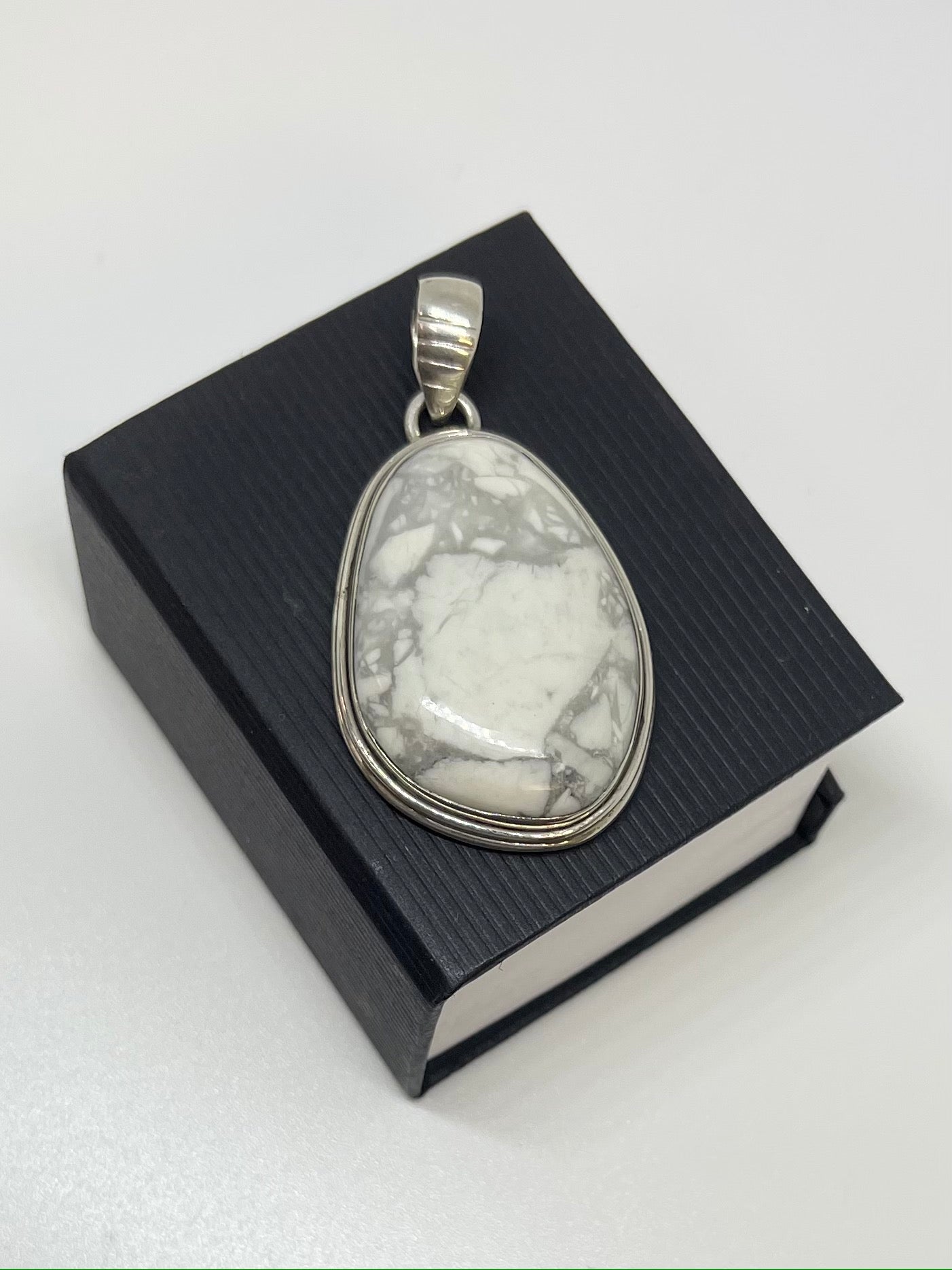 Large Howlite Pendant