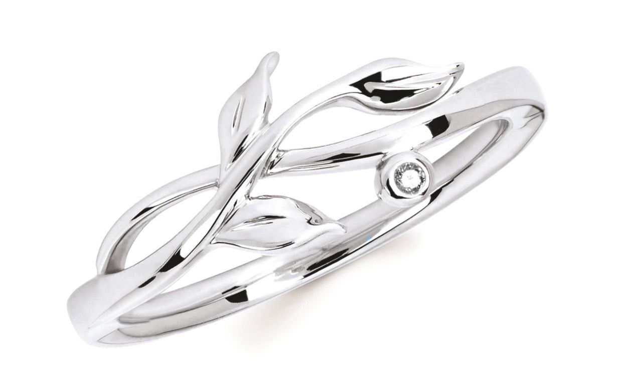 Vine Diamond Ring