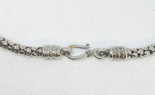 Sterling Silver Popcorn Chain