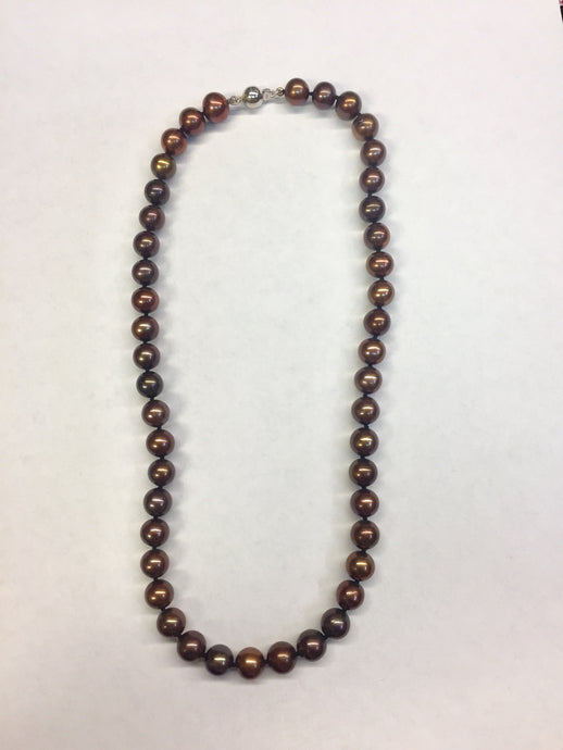 Brown Dyed Pearl Strand