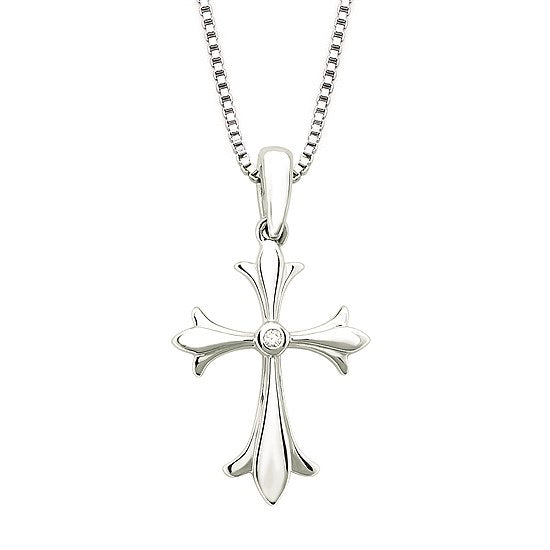 Flare Cross Necklace