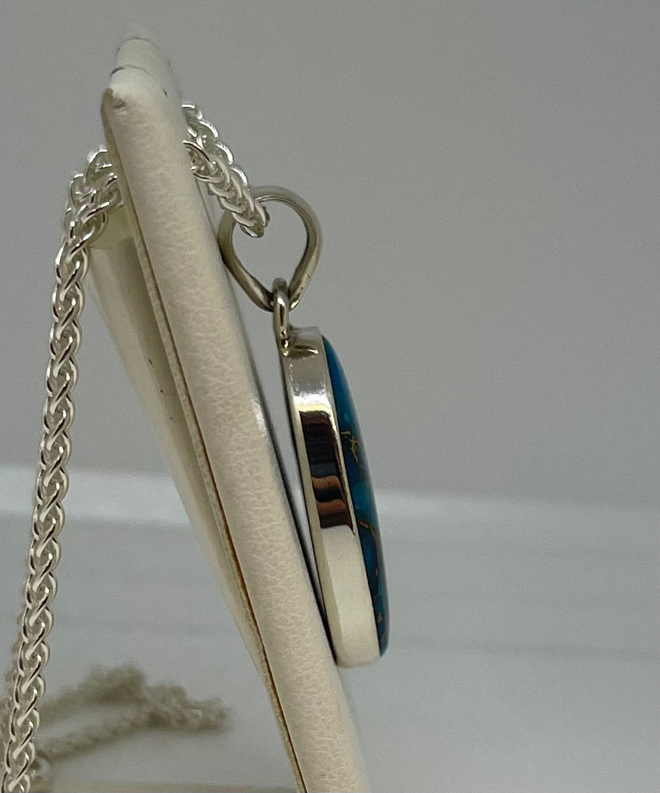 Copper Turquoise Pendant