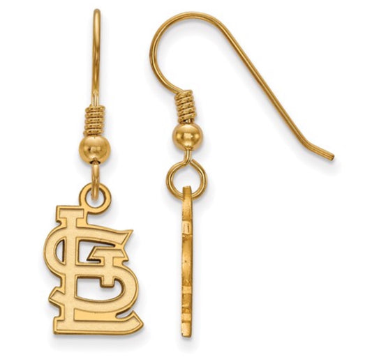 St. Louis Cardinals Emblem Dangle Earrings