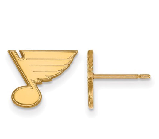 St. Louis Blues Emblem Post Earrings