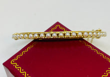 Load image into Gallery viewer, Vintage Bangle Pearl Bracelet