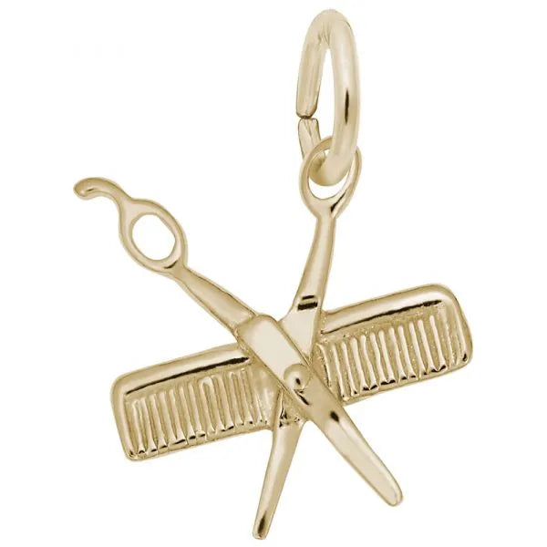Comb & Scissors Charm