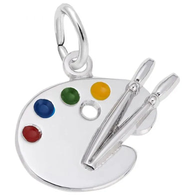 Artist Palette Charm