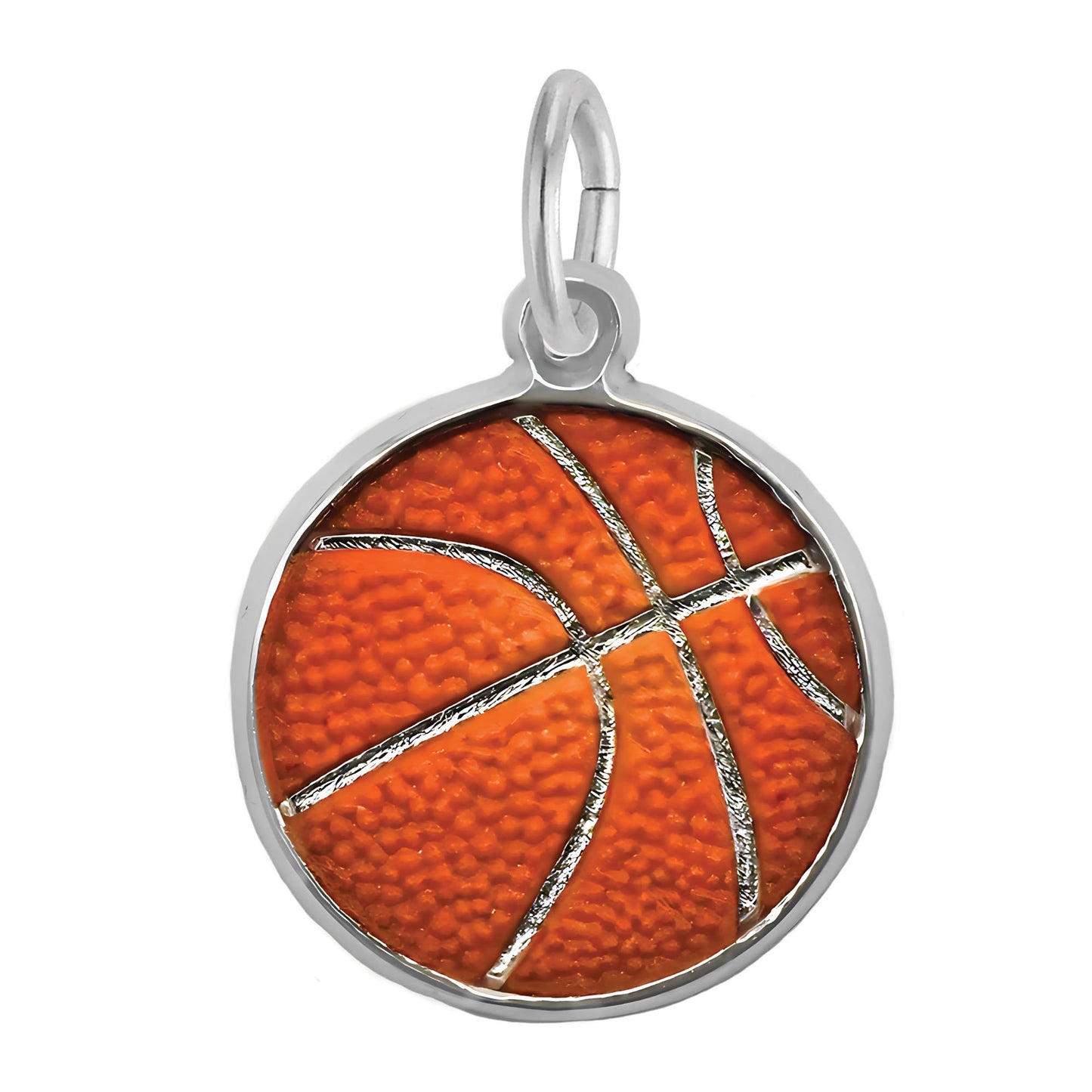 Painted Basketball Charm