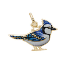 Load image into Gallery viewer, Painted Blue Jay Charm