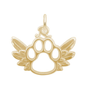 Paw with Wings Charm