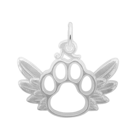 Paw with Wings Charm
