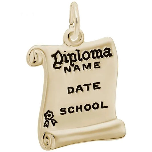 School Diploma Charm