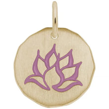 Load image into Gallery viewer, Lotus Flower Charm